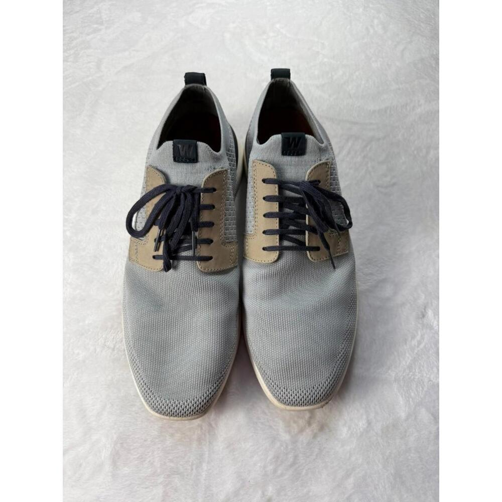 Wolf &‎ Shepherd SwiftKnit Derby Shoes Mens Size 11 Gray Knit Low Top Sneakers - Picture 3 of 7